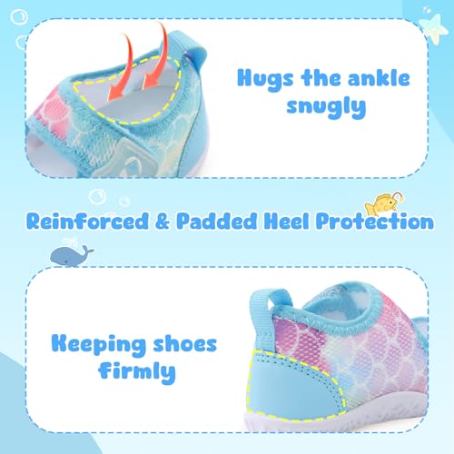 Image of Centipede Demon Toddler Water Shoes Boys Girls Swim Aqua Socks Barefoot Kids Water Sandals Quick Dry Breathable Lightweight for Beach Pool Waterpark