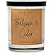 Cedar Crate Market - Balsam + Cedar Candles for Home - Scented Soy Wax Candles Gifts for Women and Men, Aromatherapy Candles Infused with Essential Oils - 13.5 oz Clear Jar, Made in The USA