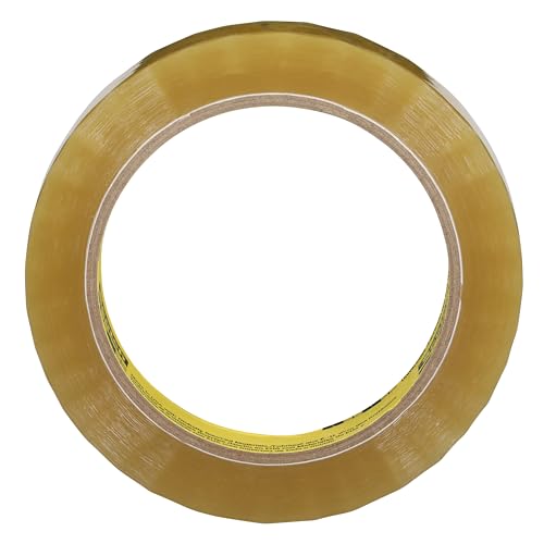 Image of 3M Scotch Light Duty Packaging Tape 681 Clear Moisture Chemical Resistant, 1 in x 72 yd, 36 per case