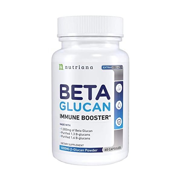 Beta-13D-Glucan-1000mg-Immune-Support-Beta-13-16-B-Glucan-Supplements-60-Capsules-Beta-Glucan-1-3D-Glucan-500mg Beta 1,3D Glucan 1,000mg - Immune Support - Beta 1,3 1,6 B-Glucan Supplements - 60 Capsules - Beta Glucan 1 3D Glucan 500mg