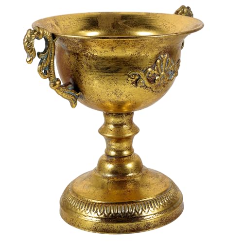 ノーブランド品 欧式?古属花盆 鉄製装飾花瓶 大型安定設計 ホーム ガーデン用 花器 結婚式パーティー向け インテリア用エレガント植木鉢