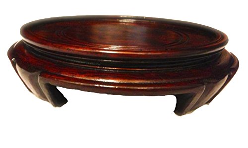 Asian Round Classic Wooden Stand 5.75