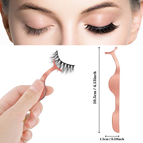 image for Elcoho 30 Pieces False Eyelashes Applicator Tool Stainless Steel Eyela