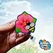Spring Flower & Bee Badge Reel - Handmade Retractable ID Holder, Custom Nurse Badge Charm, Teacher Lanyard, Office Clip, Springtime Badge Reel, Customizable