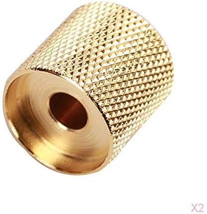 Amazon Sononia 2個 エレキギター用 ボリューム ノブ コントロール ペグ ゴールド エレキギターノブ スイッチ 楽器 音響機器