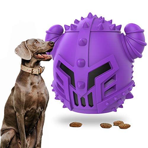 EZSMART Juguetes para perros, goma natural resistente, juguetes interactivos para perros, juguetes para masticar Toy, bolas de juguete para la limpieza de la dentición para perros pequeños y medianos Cover