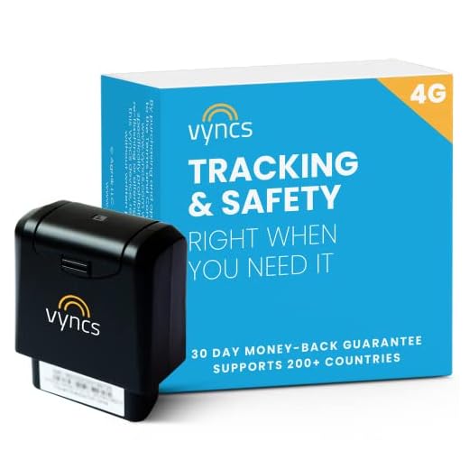 GPS Tracker for Vehicles Vyncs 4G No Monthly Fee Real Time Tracker 1 Yr Data Plan USA+Global SIM Car Truck Tracker OBD Trips Driver Alert Engine Data. Teens Seniors Family Fleet. Alexa. Actvn Fee Reqd