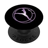 Rhönrad Turnen | für Turner/Akrobaten Weihnachten Geschenk PopSockets PopGrip: Ausziehbarer Sockel und Griff für Handys/Tablets mit Tauschbarem Top