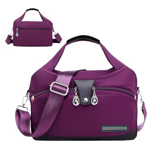 Bolsa de hombro profesional y moderna con múltiples compartimientos