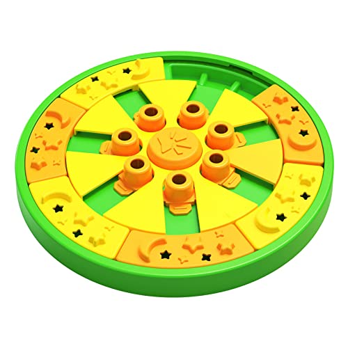 Scizorito Dog Puzzle Feeder Toy For Large,Medium&Small Dog, Pet Food Puzzle Dispensing Slow Feeder For Iq Training&Mental Enrichment,Adjustable Level, Slow Feeding,Bpa Free,Funny Feeding (Green) #TOP9