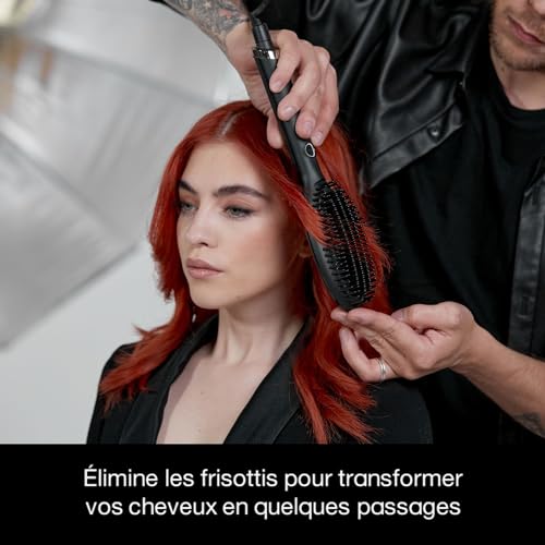 Brosse lissante ghd Glide brosse chauffante pour lissage rapide sur cheveux secs