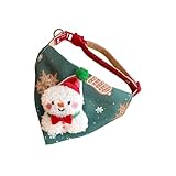 Matériau en peluche douce : fabriqué avec du tissu en peluche, ce bandana de Noël pour chat confortable et style pour les animaux de compagnie assurant qu'ils aient l'air festif tout en restant pendant les réunions de famille, les séances photo ou les spectacles de vacances à l'intérieur et à l'extérieur