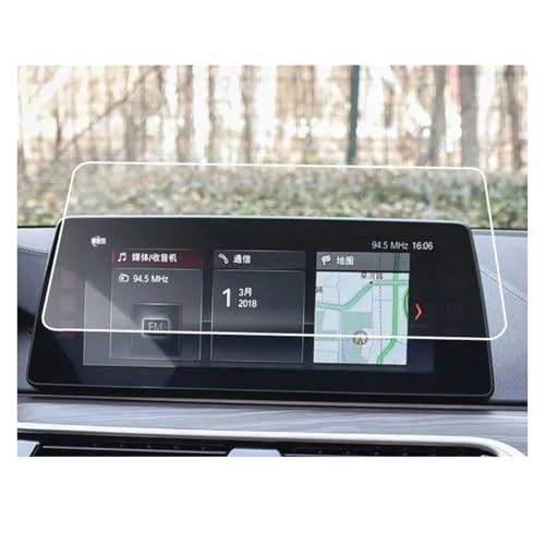 Protection d'écran BMW Série 5 G30 en verre trempé haut de gamme 9H