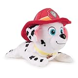 Paw Patrol GUND Marshall Plush, Bean Bag Kids Toys, Lounging Marshall Plush Toy, Weighted Stuffed Animal, Sensory Toy for Ages 1 and Up, 8”