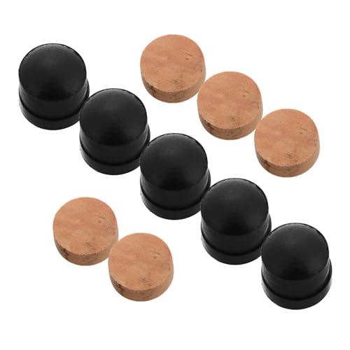 GOOHOCHY 10pcs Trombone Water Key Cork Pad with Rubber Bumper Tips Easy Installation Accessories for Instrument Repair Durable Construction for Performance