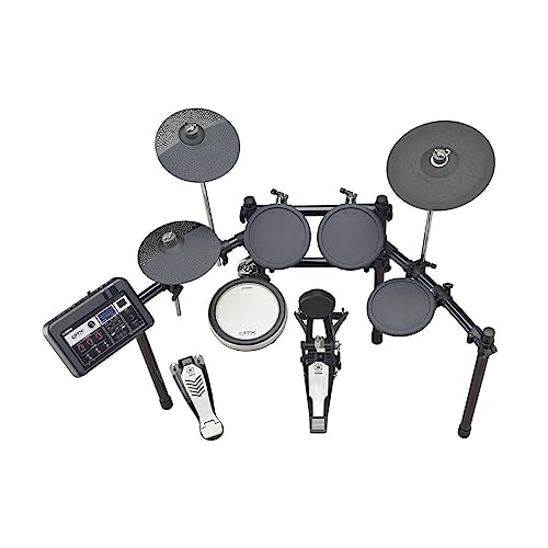 Image of Yamaha DTX6K-X Electronic Drum Set with DTX-PRO Module, 70 Premium Customizable Kits, Kit Modifier Controls, USB Audio /MIDI, Silent Silicone Heads, DTX Touch Sound Editor Smart App | Dtx-Pro with Kit Modifier, 8-Inch Tcs 3-Zone Snare, 13-Inch 3-Zone Ride, USB Audio and Midi, Dtx-Touch App