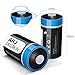AHJ CR123A 3V Lithium Battery, 4 Pack 1600mAh CR123 CR17345 Battery with 10-Year Shelf Life UL Certification for Flashlight Alarm System etc, Non-Rechargeable, NOT for Arlo