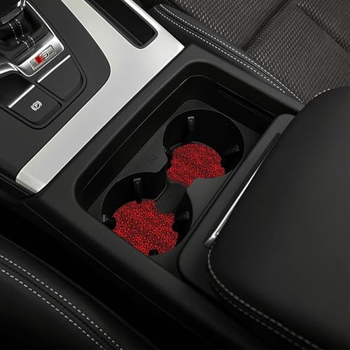 Portavasos para carro, 2 unidades, goma negra antideslizante miniatura 5