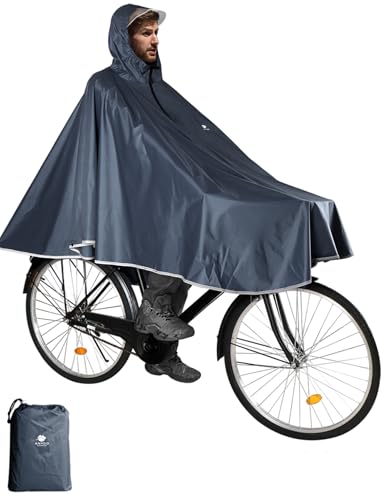 Anyoo Wasserdicht Radfahren Regen Poncho Portable...