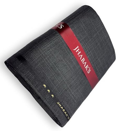 Image of JHABAK'S Unstitched Viscose Rayon Self Design Trouser Fabric - 1.30 Meter