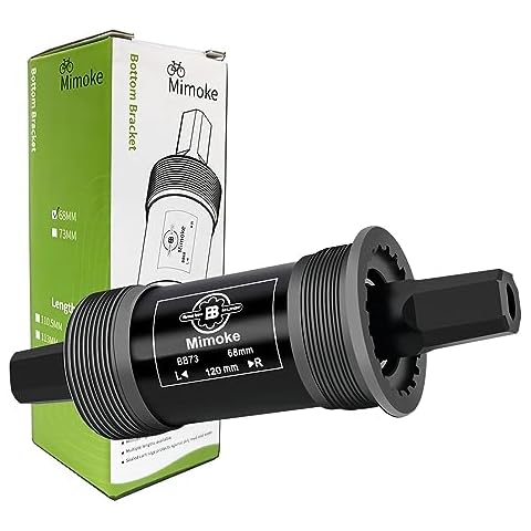 Mimoke Square Tapered Bottom Bracket BSA Innenlager Bearing 68mm x 113mm 116mm 118mm 122.5mm 124mm 126mm (122.5) Cover