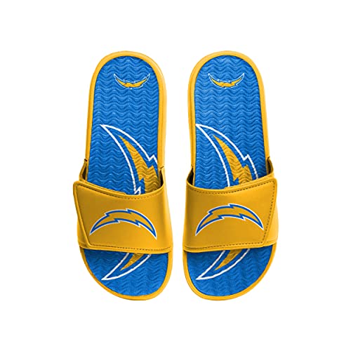 FOCO Los Angeles Chargers NFL Mens Colorblock Big Logo Gel Slide - XL2