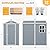 Jolydale 6’x4’ Outdoor Storage Resin Shed, Resin Utility Tool Shed Storage House with Lockable Door, for Backyard, Patio, Garden Bikes and Pool Accessories, Grey