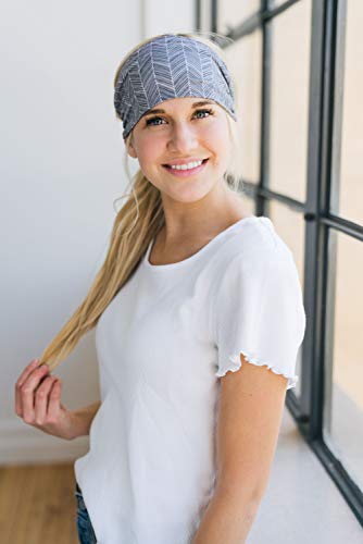 Image of Maven Thread Wide Workout Headbands for Women - Non-Slip Sweatbands for Gym, Running & Yoga