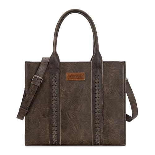 Image of Montana West x Wrangler Tote Bags Purses for Women Work Top-Handle Handbags with Strap