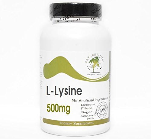 L-Lisina 500mg100Cápsulassin aditivos naturetition Suplementos
