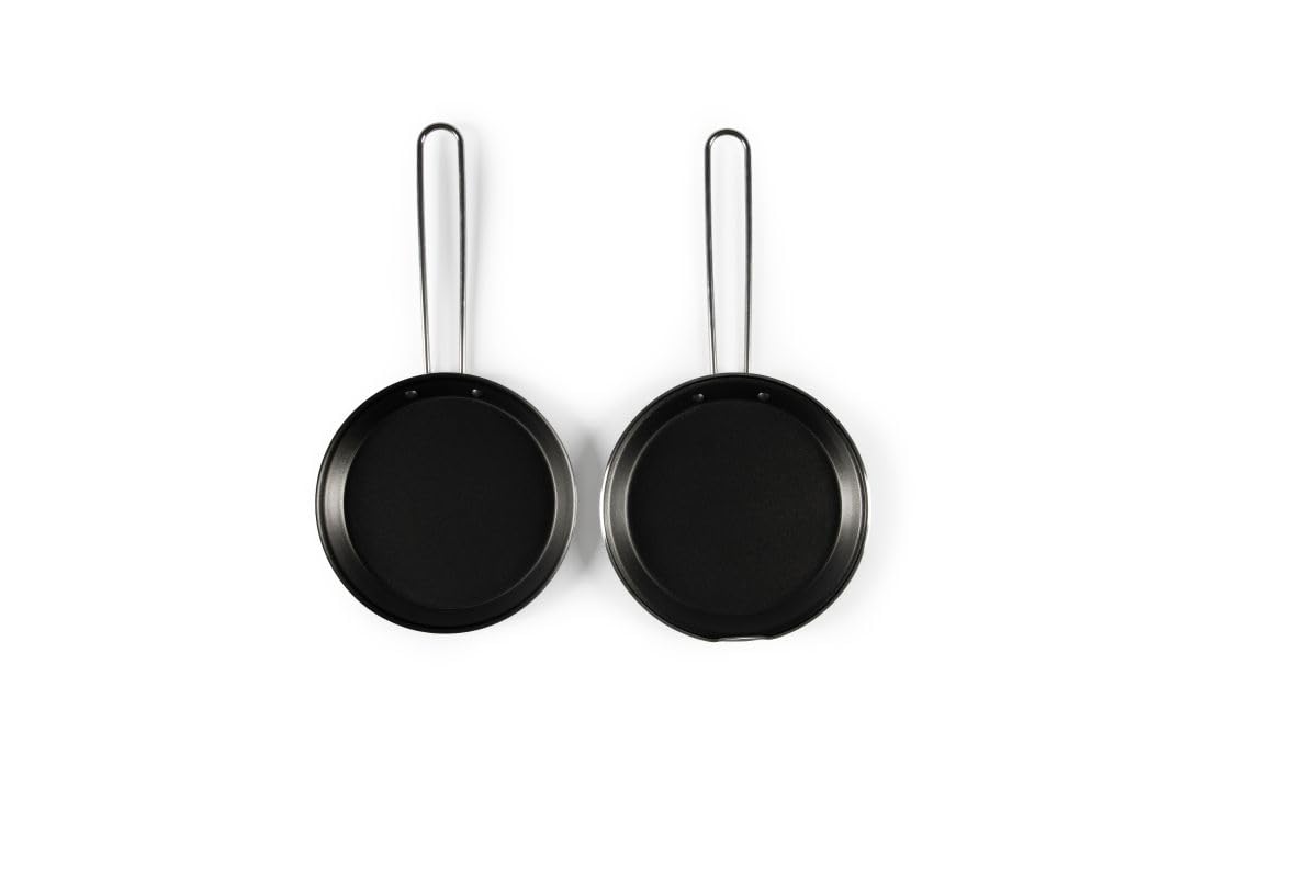Excelsa Amica Girafrittata, Padella Antiaderente, 18 cm, Manico in Acciaio Inox, Grigio Metallizzato