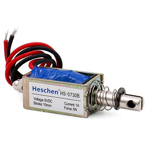 Elettromagnete A Solenoide Hechen HS-0730B - DC24V, 5N, Corsa 10mm - Foto 2