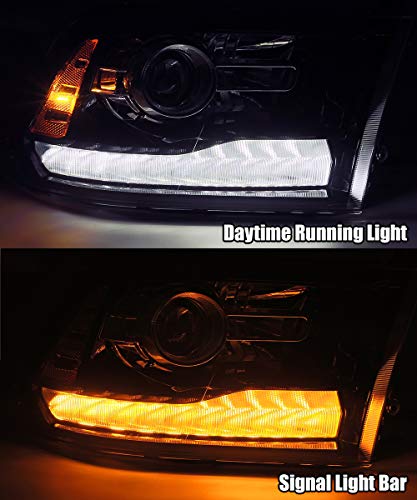 Modifystreet Chrome For 13-18 Ram 1500/2500/3500 Headlight Replacement Kit (Only For Ram With Factory Projector Headlights) #TOP3