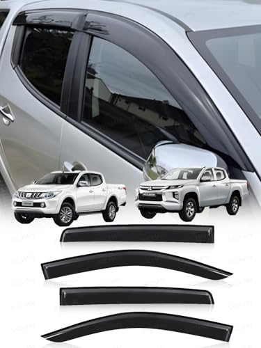 Déflecteurs d'air Mitsubishi-L200 pour le camping et le grand air