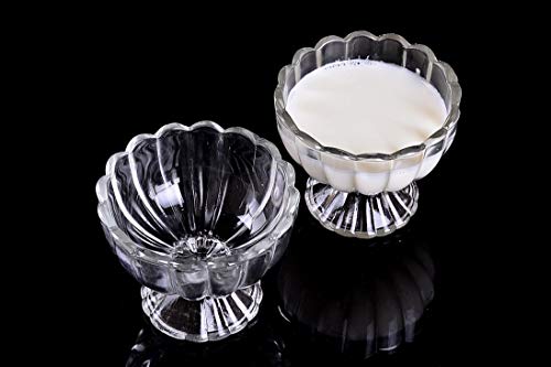 Vanenjoy Glass Bowl Set In Safe Package - Mini Prep, Dip, Dessert, Ice Cream , Bar Snack Dish Bowls - Set Of 4, 6 Oz #TOP5