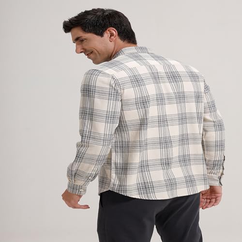 Image of BASICS 100% Cotton Checked Shirt for Men | Slim Fit | Everyday Smart Casual Wear | Full Sleeve