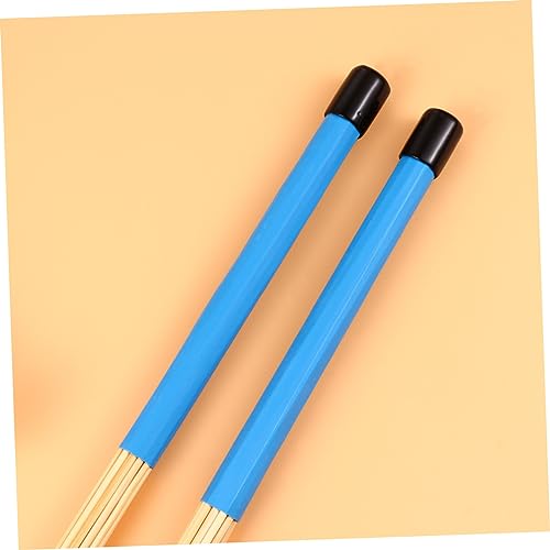 Par de baquetas de madera azules para jazz y folk miniatura 2