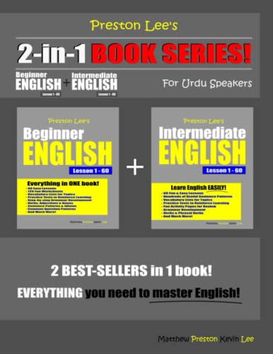 Preston Lee’s 2-in-1 Book Series! Beginner English Lesson 1 – 60 + Intermediate English Lesson 1 – 60 For Urdu Speakers (Preston Lee's English For Urdu Speakers) image 2