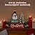Christmas Decor Indoor, Wooden Christmas Signs with LED Lighted Christmas Tree & Snowman for Coffee Table, Tiered Tray, Shelf and Mantel - Christmas Decorations for Home/Holiday Decor