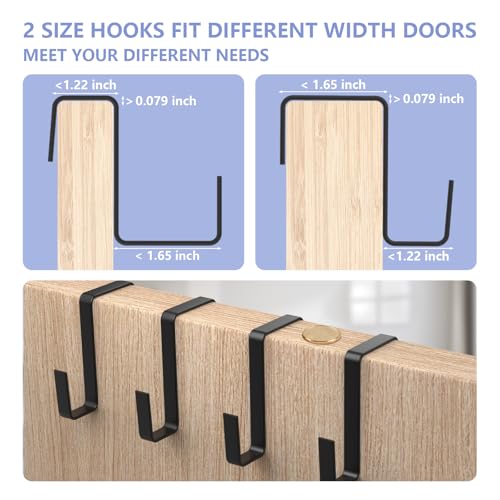 Fentec 1 Pack 8 Shelves Over The Door Shoe Organizer,68 Inch Exlarge Deep Pockets Hanging Shoe Organizers, Shoe Rack For Closet thumb #7