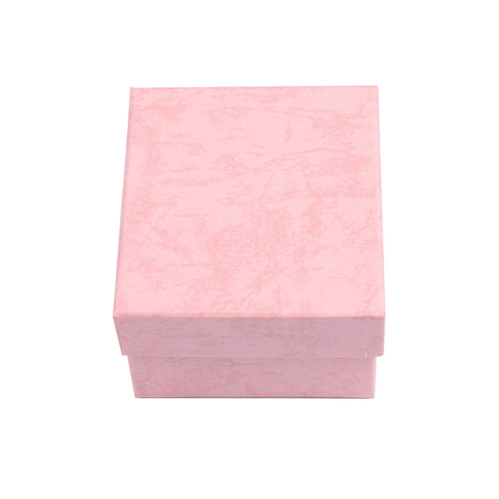 litty089 Square Wrist Watch Box Jewelry Display Storage Holder Organizer Packaging Case Pink