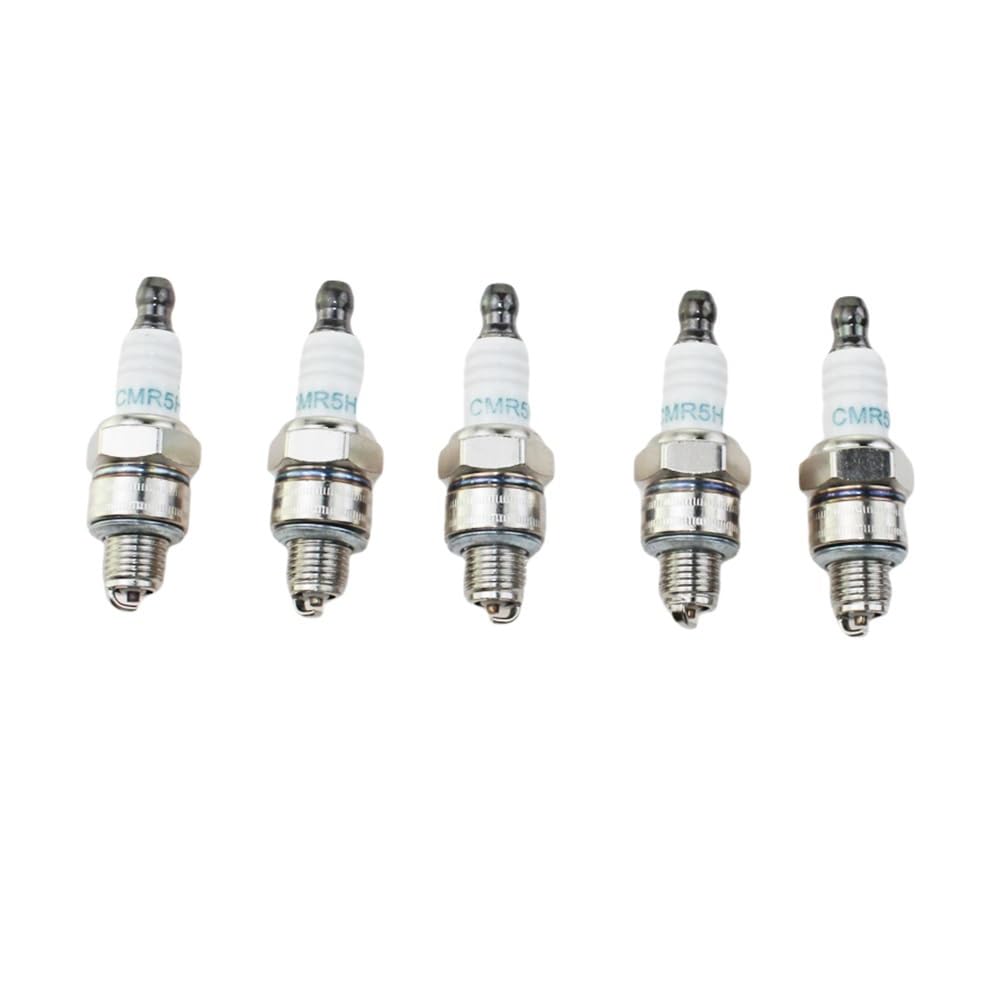 Bougie d'allumage 5 pièces CMR4A 590710201 Compatible avec débroussailleuse et souffleur de Haies HQT-4