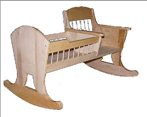 Shilpi New Handicrafts Wooden Hand Crafted Baby Cradle Cum Rocking ...