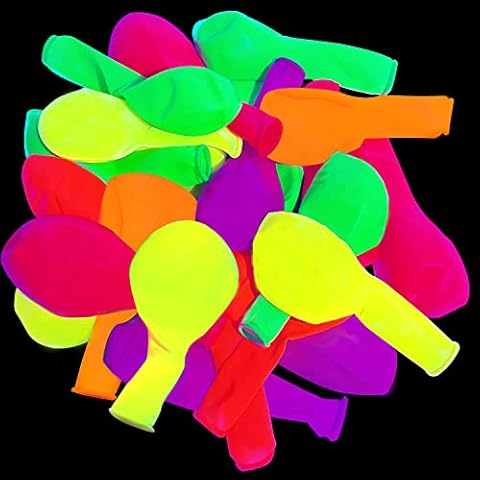 525feet UV Paper Neon Garland Neon Streamers Glow in the Dark Glow Party Supplies and Decorations Glow in the Dark Streamers Blacklight Reactive Fluorescent Black Light Neon Party Supply for Birthday Cover