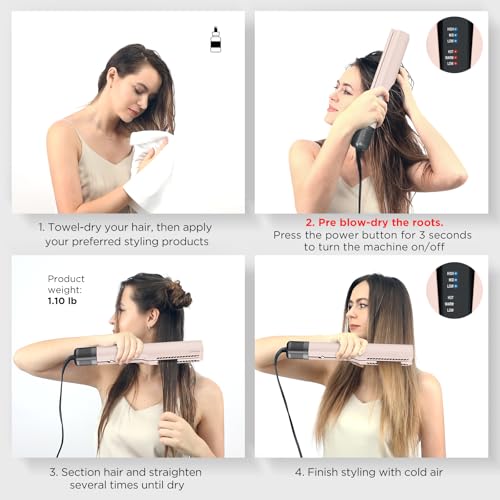 IG INGLAM Air Straight & Infrared 8 en 1 Set de Rizador en Varita miniatura 3