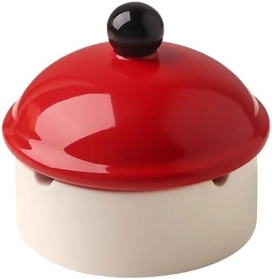 Ashtrays Tabletop Ashtray with Lid Indoor and Outdoor Ceramic Simple Portable Ashtray for Home Office Also a Decorative Ashtray Home Ashtrays