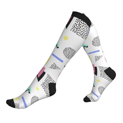 LOKLNEYK Compression Socks，Suitable For People Who Work Standing For A Long Time，Used During Exerciseretro Vintage 80s 90s Fashion