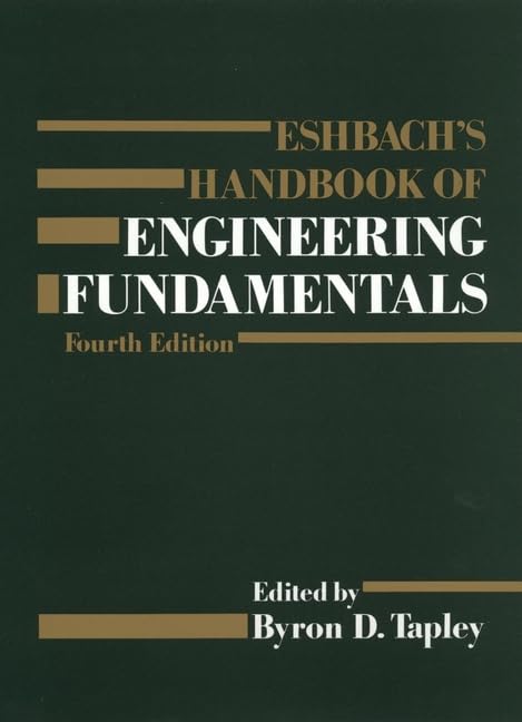 Eshbach's Handbook of Engineering Fundamentals