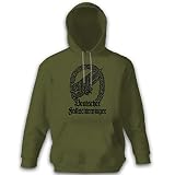 Copytec Deutscher Fallschirmjäger Falli Grüne Teufel Bundeswehr - Kapuzenpullover #8906, Größe:XL, Farbe:Oliv