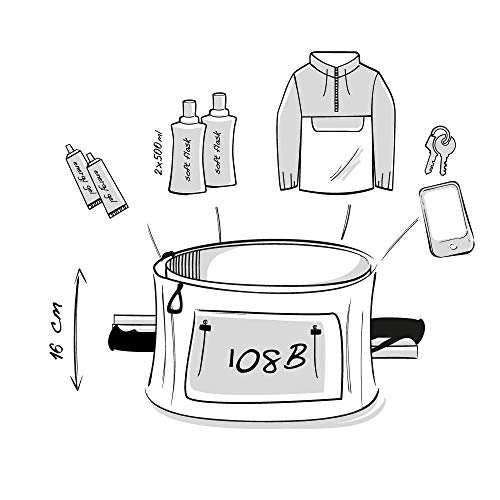 Sammie Evo Laufgürtel, Unisex, Erwachsene, Fuchsia, FR (Größe Hersteller: XL/XXL)